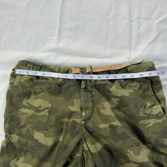 WHITE SAND Military Camo Pants Green Buckled Trouser Pocket EU 50 / US 34x30 - Picture 5 of 8